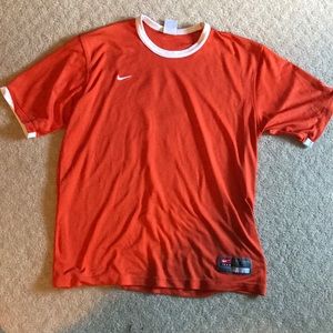 Size Large Orange Nike Shirt polyester
